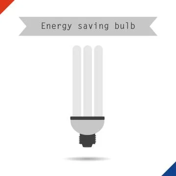 Icon of energy saving bulb イラスト素材