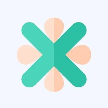 Icon Error. related to Exclamation symbol. flat style. design editable Stock Illustration