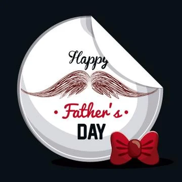 Icon of Fathers day design, vector illustration Illustrazione stock