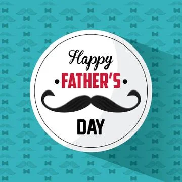 Icon of Fathers day design, vector illustration Stockillustratie