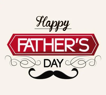 Icon of Fathers day design, vector illustration 스톡 일러스트