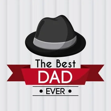 Icon of Fathers day design, vector illustration Illustrazione stock