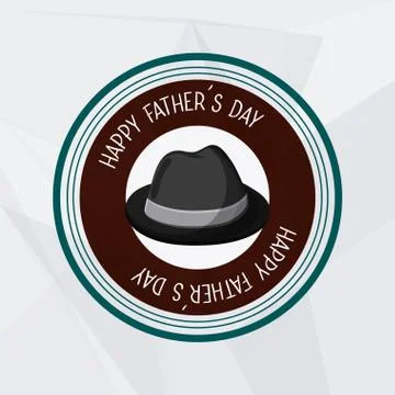 Icon of Fathers day design, vector illustration Stock Illustration
