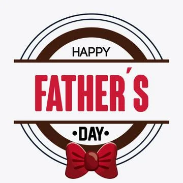 Icon of Fathers day design, vector illustration 스톡 일러스트