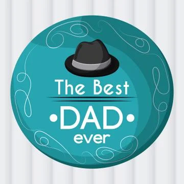 Icon of Fathers day design, vector illustration 스톡 일러스트