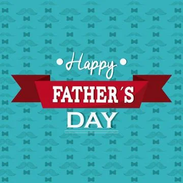 Icon of Fathers day design, vector illustration Stock Illustration