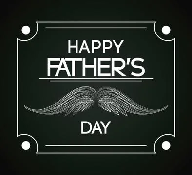 Icon of Fathers day design, vector illustration Illustrazione stock