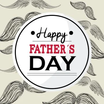 Icon of Fathers day design, vector illustration Stockillustratie