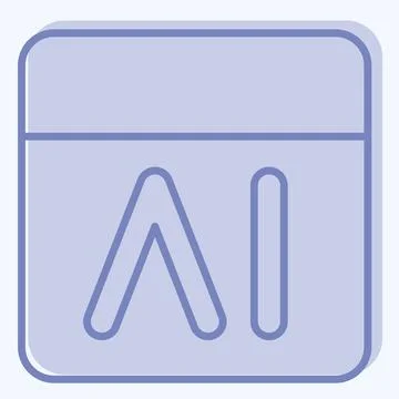 Icon Feedback. related to Artificial Intelligence symbol. two tone style イラスト素材