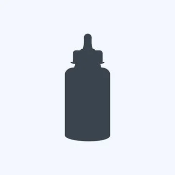 Icon Feeder 1 - Glyph Style - Simple illustration 스톡 일러스트
