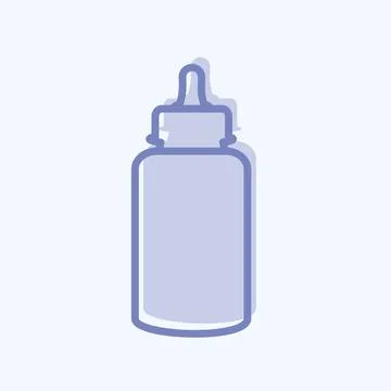 Icon Feeder 1 - Two Tone Style - Simple illustration 스톡 일러스트