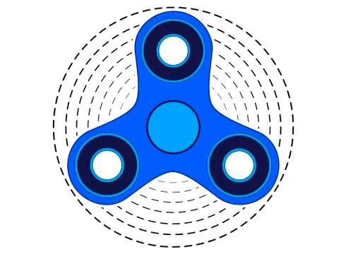 Icon fidget spinner Stock Illustration
