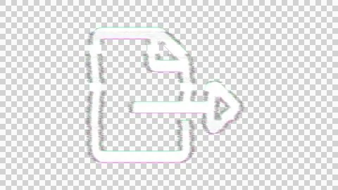 Icon file export is distorted. Glitch. Noise, chromatic aberration, geometric 스톡 일러스트