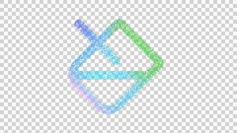 Icon fill is made up of LED square shapes. There are bright diodes and there are Stock Illustration
