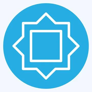 Icon Filter Frames - Blue Eyes Style - Simple illustration,Editable stroke Illustrazione stock