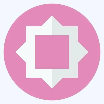 Icon Filter Frames - Flat Style - Simple illustration,Editable stroke Stock Illustration