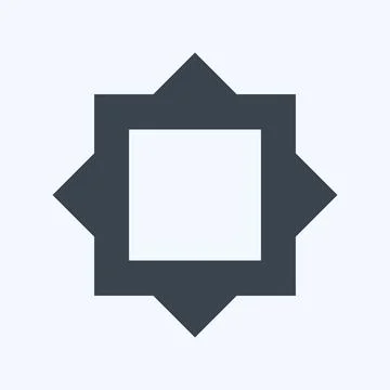 Icon Filter Frames - Glyph Style - Simple illustration,Editable stroke Illustrazione stock