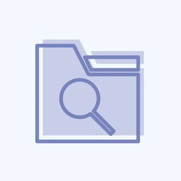 Icon Find Event. suitable for User Interface symbol. two tone style. simple d Stock Illustration