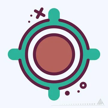 Icon Find - MBE Syle Illustrazione stock