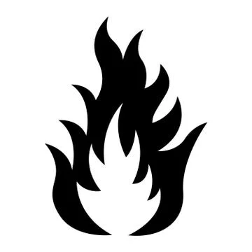 Icon of fire Stock Illustration