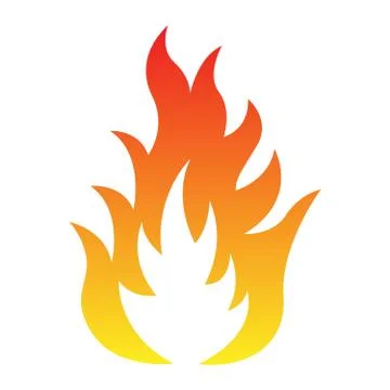 Icon of fire Stock Illustration