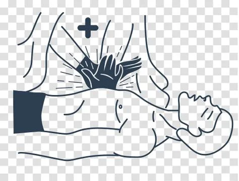 Icon of the first aid  silhouette Stock Illustration