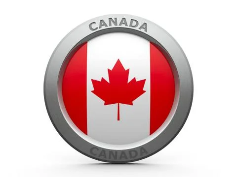 Icon - Flag of Canada Stock Illustration