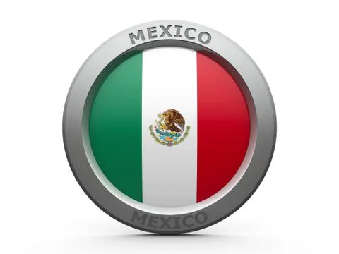 Icon - Flag of Mexico Stock Illustration