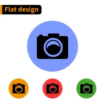 Icon flat design Illustrazione stock