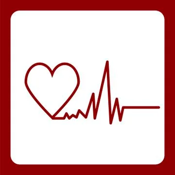 Icon flat  element design  heart medicine Stock Illustration