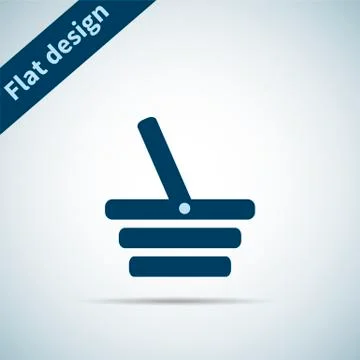 Icon flat  element design Illustrazione stock