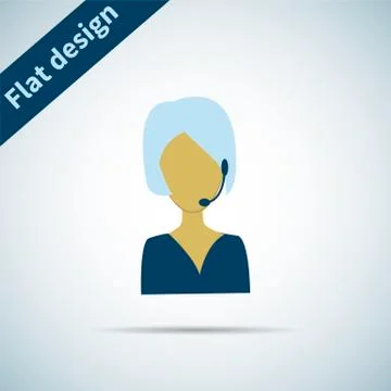 Icon flat  element design Stock Illustration