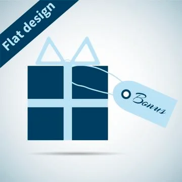 Icon flat  element design Stock Illustration