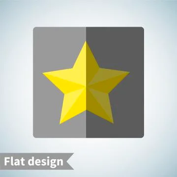 Icon flat  element design Stock Illustration