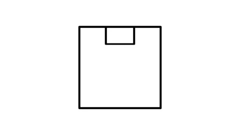 Icon of a floppy disk featuring an arrow pointing up, representing the acti.. Stock Footage 332855182