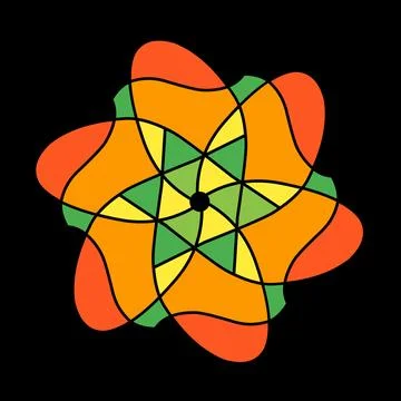 Icon of flower Stock Illustration