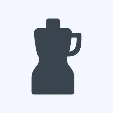 Icon Food Processor - Glyph Style - Simple illustration,Editable stroke イラスト素材