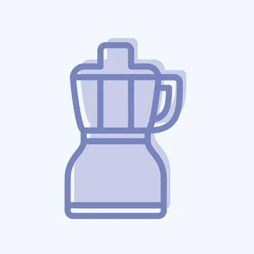 Icon Food Processor - Two Tone Style - Simple illustration,Editable stroke イラスト素材