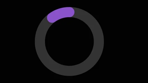Icon footage loading rotating circle color Stock Footage 231586907