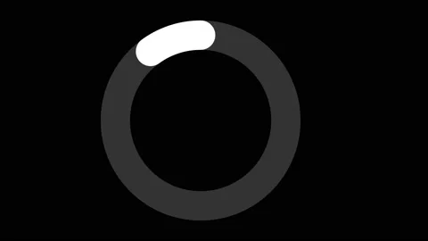 Icon footage loading rotating circle color Stock Footage 231586909