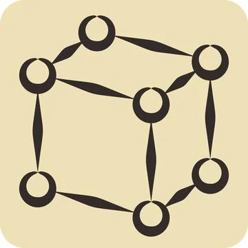 Icon Framework. related to 3D Visualization symbol. hand drawn style. simpl.. 스톡 일러스트