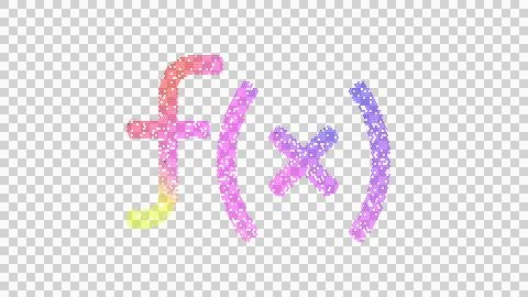 Icon function is made up of LED square shapes. There are bright diodes and there Stock Illustration