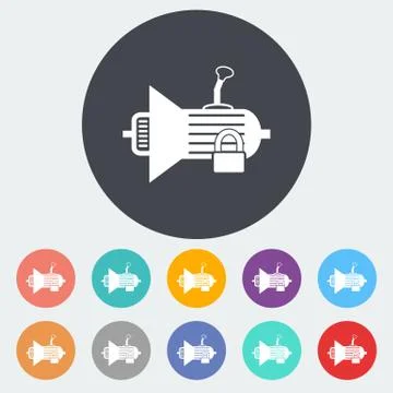 Icon gear. イラスト素材