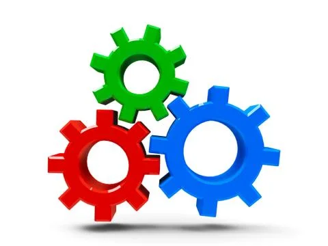 Icon gears Stock Illustration