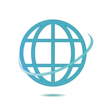 Icon globe. Stock Illustration