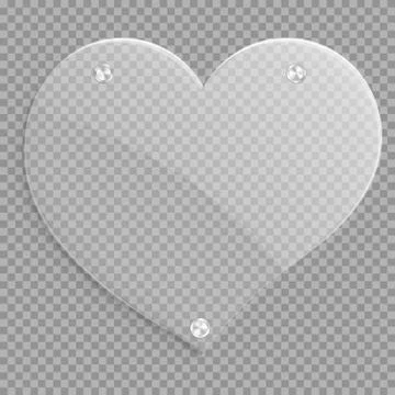 Icon glossy heart Stock Illustration