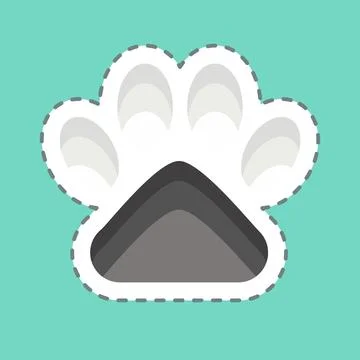 Icon Good For Pets. related to CBD Oil symbol. simple design editable. simp.. Stock Illustration