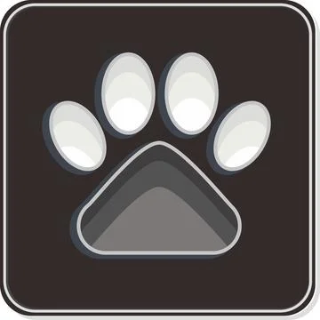 Icon Good For Pets. related to CBD Oil symbol. simple design editable. simp.. Stock Illustration