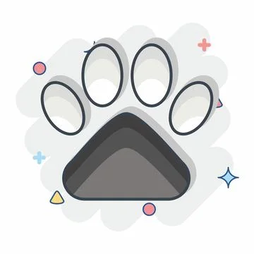 Icon Good For Pets. related to CBD Oil symbol. simple design editable. simp.. Stock Illustration