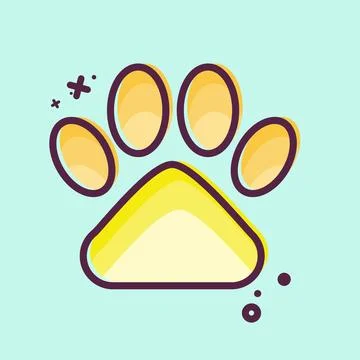 Icon Good For Pets. related to CBD Oil symbol. simple design editable. simp.. Stock Illustration